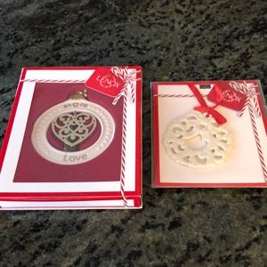 Lenox Christmas ornaments